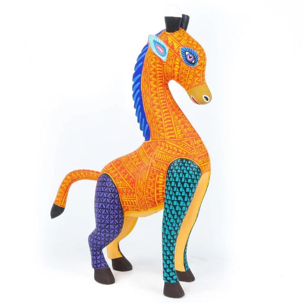 Elegant Giraffe - Artisan Oaxacan Alebrije by the Ramirez Family: Elegant Giraffe - Artisan Oaxacan Alebrije by the Ramirez Family Celebrate the grace and charm of Oaxaca's folk art with this Elegant Giraffe alebrije, handcrafted by the skilled Ramirez family in Arr