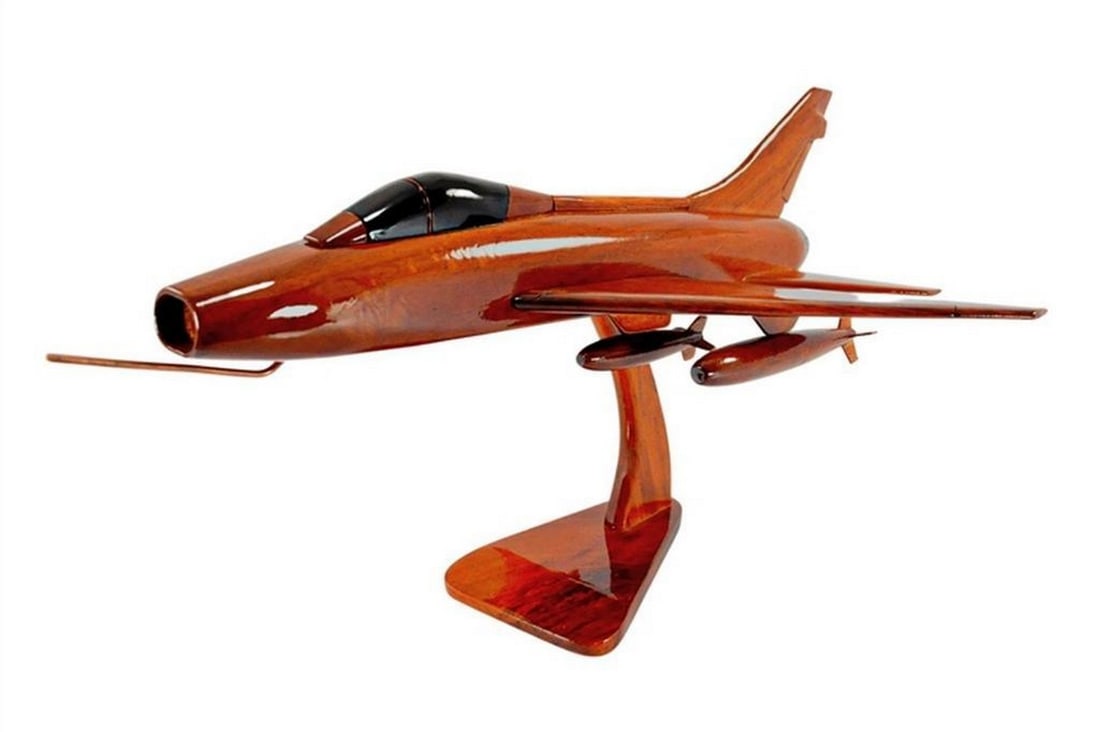 F-100 Super Sabre Vietnam Wooden Model: F-100 Super Sabre Vietnam Wooden Model Immerse yourself in the history of aerial combat with our meticulously crafted F-100 Super Sabre Vietnam Wooden Model. This iconic aircraft, revered for its role
