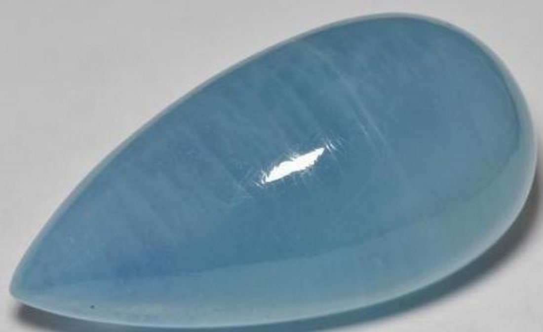 53.68 carat Baby Blue Aquamarine Gemstone: 53.68 carat Baby Blue Aquamarine Gemstone, Pear Shape loose Aquamarine from Madagascar, Natural Untreated Gem, 36.12 x 18.59 mm Type: Aquamarine Weight: 53.68 ct 1 gem Approximate Size: 36.12 X 18.59