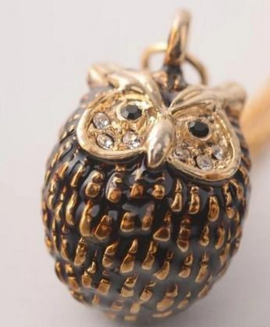 Wise Owl Charm Pendant Necklace: Wise Owl Charm Pendant Necklace Embrace the symbolism of wisdom and intuition with this enchanting owl charm pendant necklace. Finely detailed with expressive eyes and textured feathers, the pendant