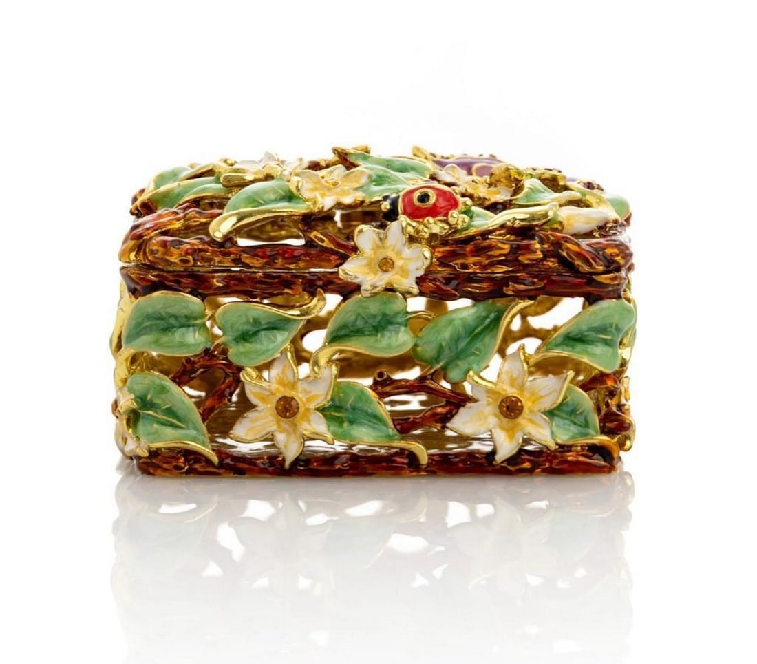Enchanted Garden Treasures Trinket Box - 3