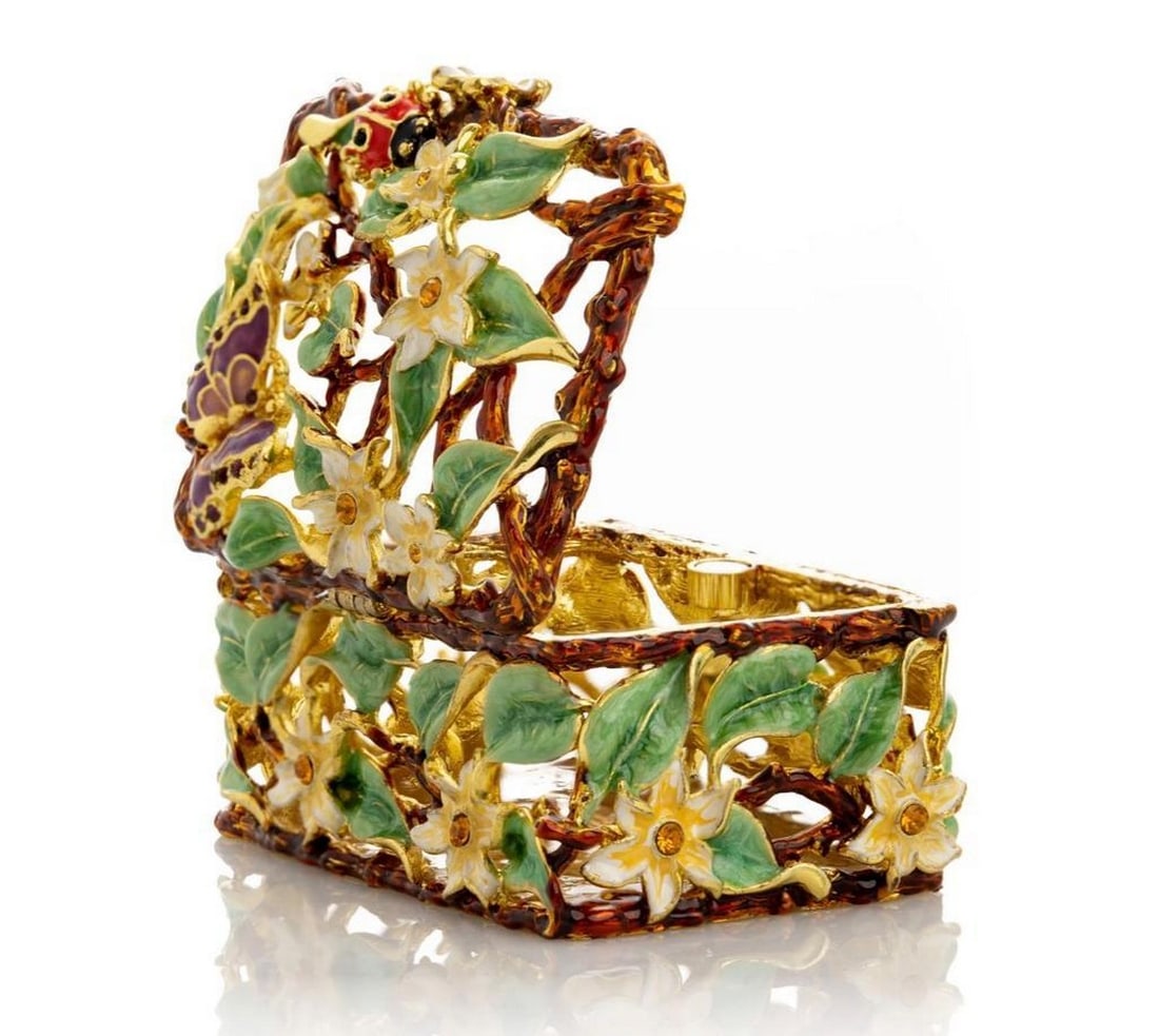Enchanted Garden Treasures Trinket Box - 4