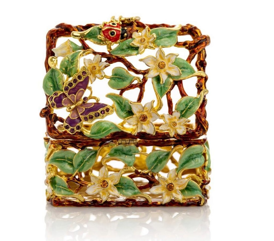 Enchanted Garden Treasures Trinket Box - 5