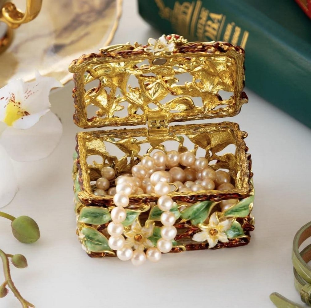 Enchanted Garden Treasures Trinket Box - 6