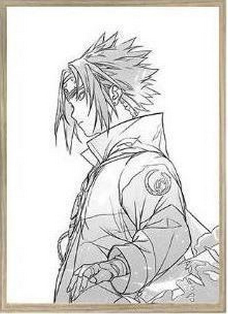 Sasuke Light Reveal Frame: Sasuke Light Reveal Frame A striking fusion of art and illumination, this framed photo of Sasuke begins as a subtle outline when unlit, but transforms when powered by a USB cable. Once turned on, vivi