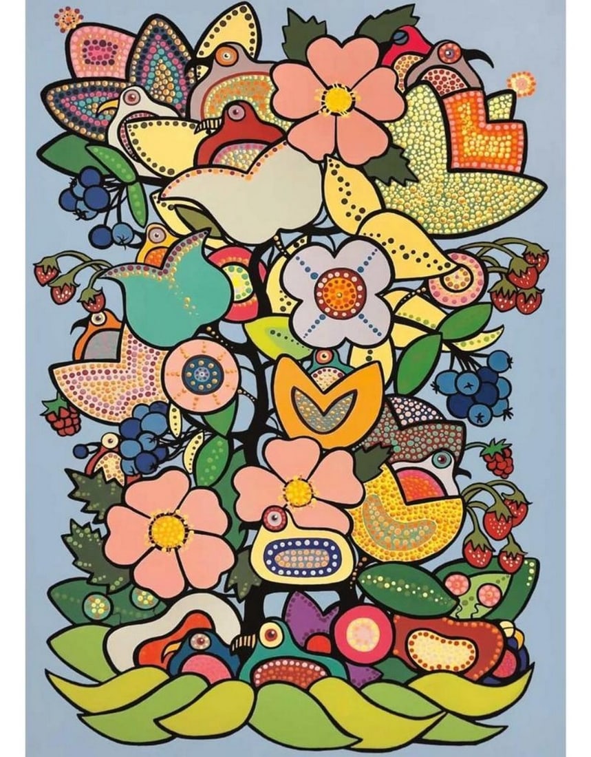12'' x 14'' ''The Gathering I'' by Donna Langhorne Framed Art Print (1 of 1)