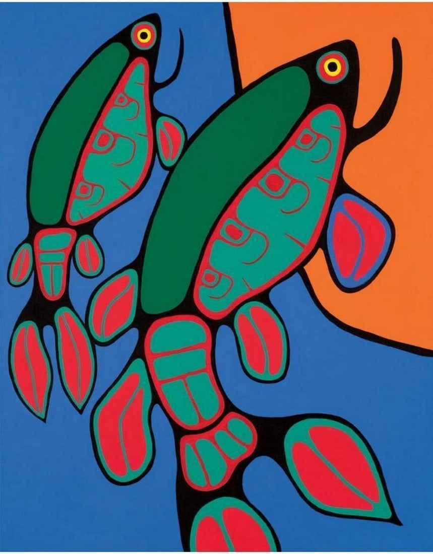 13'' x 16.5'' Limited Edition Father & Son by Jim Oskineegish Print (1 of 1)