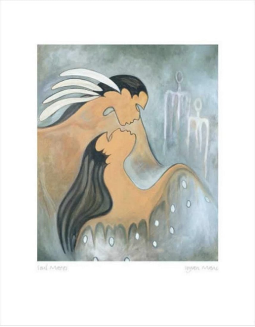 12'' x 14'' Soul Mates Framed Art Print by Maxine Noel (1 of 1)