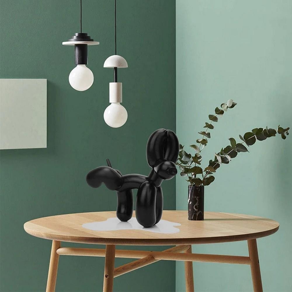 Silly Balloon Dog Doing Number One Sculpture: Silly Balloon Dog Doing Number One Sculpture Introducing our Silly Balloon Dog Doing Number One Sculpture, a whimsical addition to any space. Crafted with playful detail, this sculpture features a
