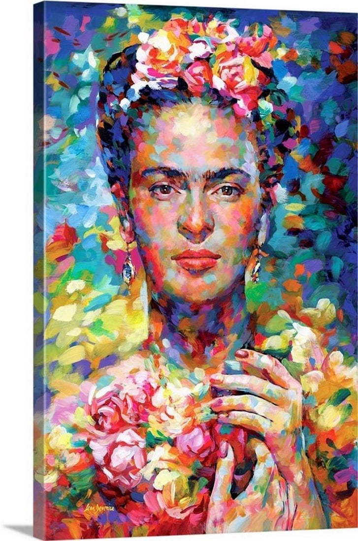 Frida by Leon Devenice - Canvas Reproduction Wall Art (1 of 2)