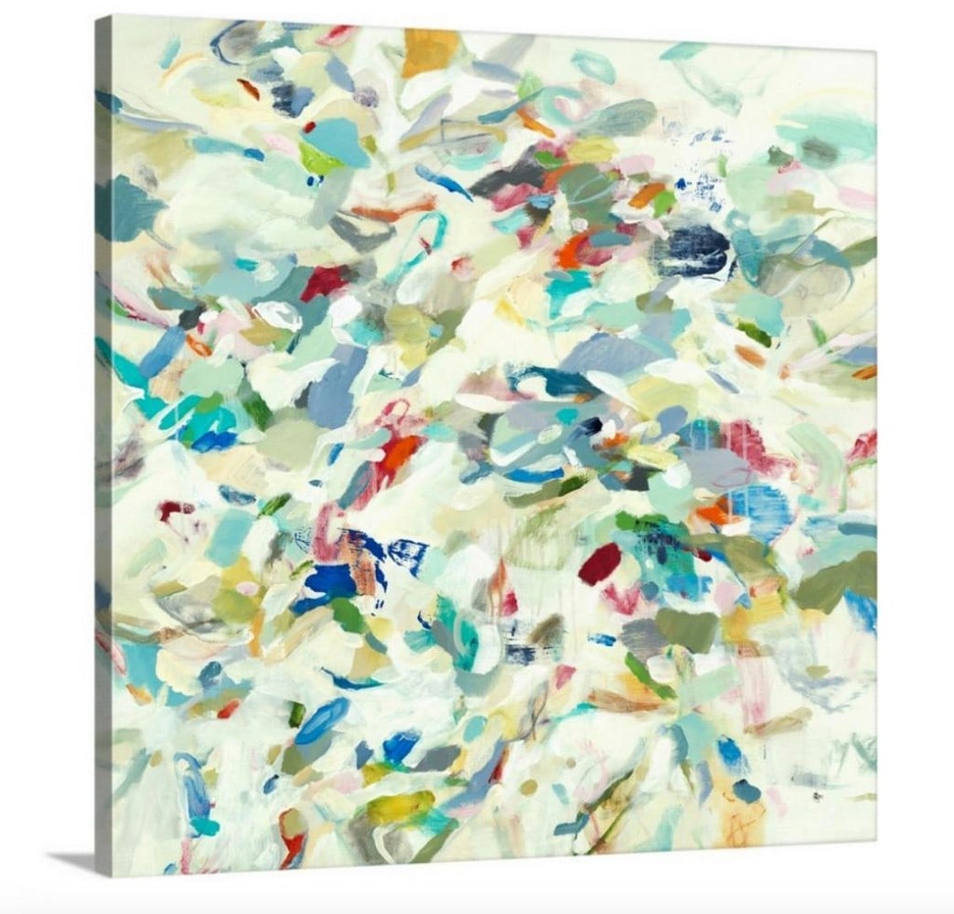 Confetti III Canvas Reproduction: Confetti III Canvas Reproduction by Lisa Ridgers About the Artist: Lisa Ridgers A native of England, Lisa Ridgers started her art career in Arizona and has worked as a full-time, professional artist s