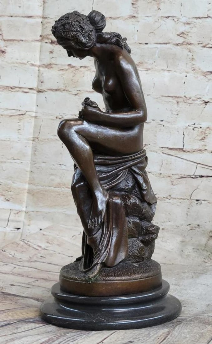 Sculpted Elegance Inspired Bronze Statue - 4