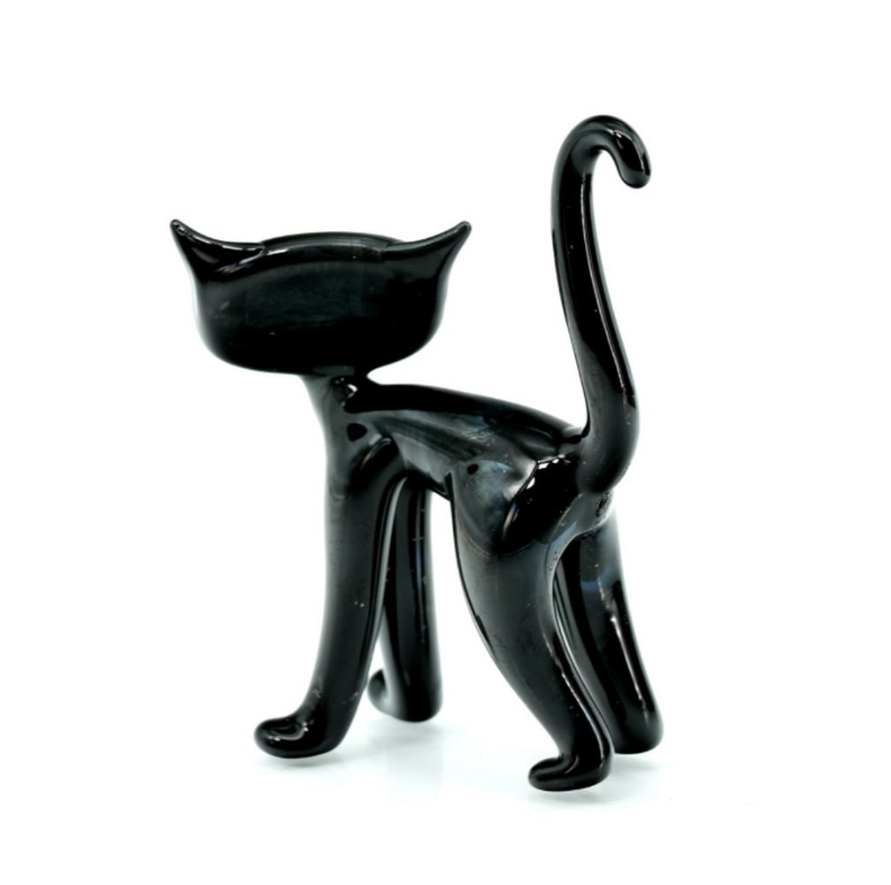 Glass Cat Miniature - 3