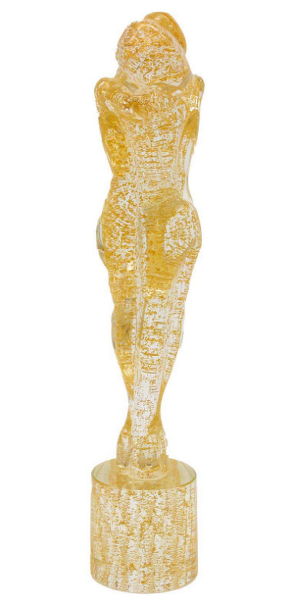 Handcrafted Murano Glass and Gold Lovers Sculpture by Master Andrea Tagliapietra: Handcrafted Murano Glass and Gold Lovers Sculpture by Master Andrea Tagliapietra Immerse yourself in the artistry of love with our Lovers Sculpture, a captivating fusion of warm glass modulation and