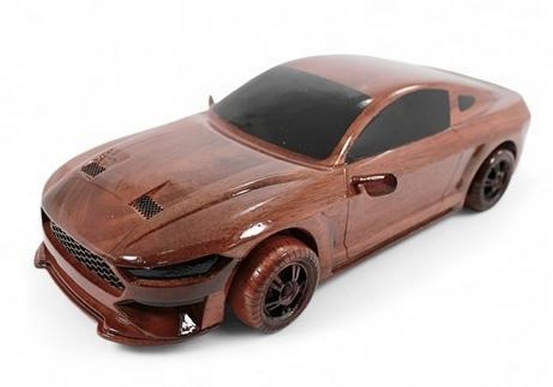 2018 Mustang Wooden Model: 2018 Mustang Wooden Model Embark on a journey through automotive excellence with the 2018 Mustang Solid Mahogany Scale Model - a faithful replication of the iconic American muscle car. Meticulously