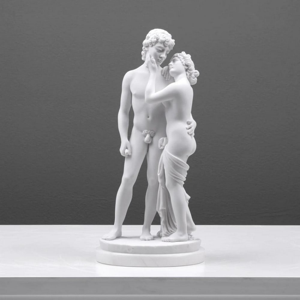 After Antoine Canova 'The Musees d'Art et d'Histoire'' Figural Sculpture - (1.8lbs) (1 of 6)