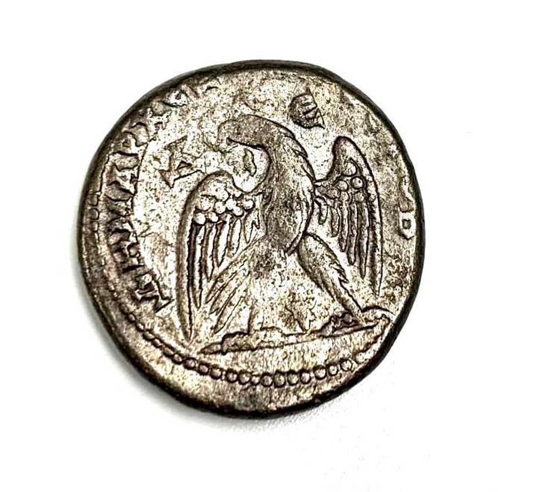 211-217 C.E Caracalla Silver Tetradrachm Coin: 211-217 C.E Caracalla Silver Tetradrachm Coin. Silver Tetradrachm.