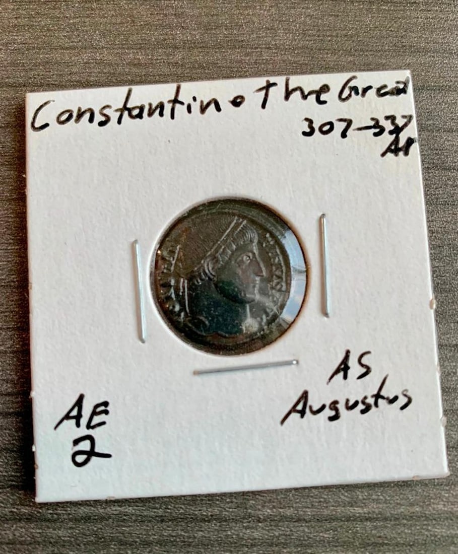 CONSTANTINE THE GREAT 307-337 AD - AE 2 AS AUGUSTUS - SISCIA MINT: Very High Grade, rare, Constantine the Great 307-337 AD - AE 2 AS Augustus - Siscia mint. Please view photos for further details. 