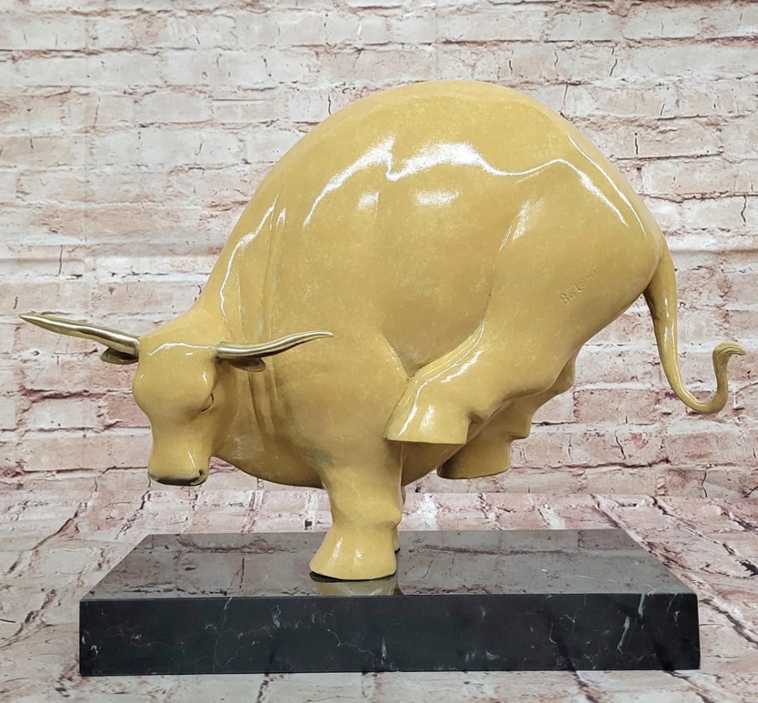 Power of the Herd - Original Abstract Bronze Bull Sculpture (1 of 6)