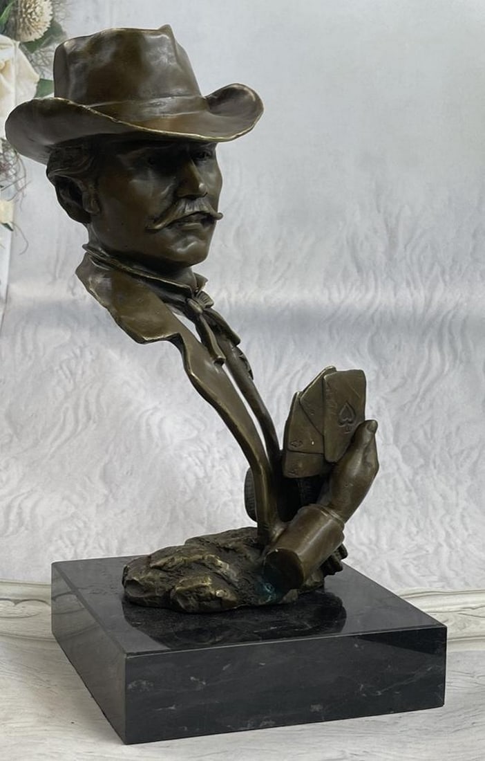 Old West Cowboy Sheriff Bronze Sculpture