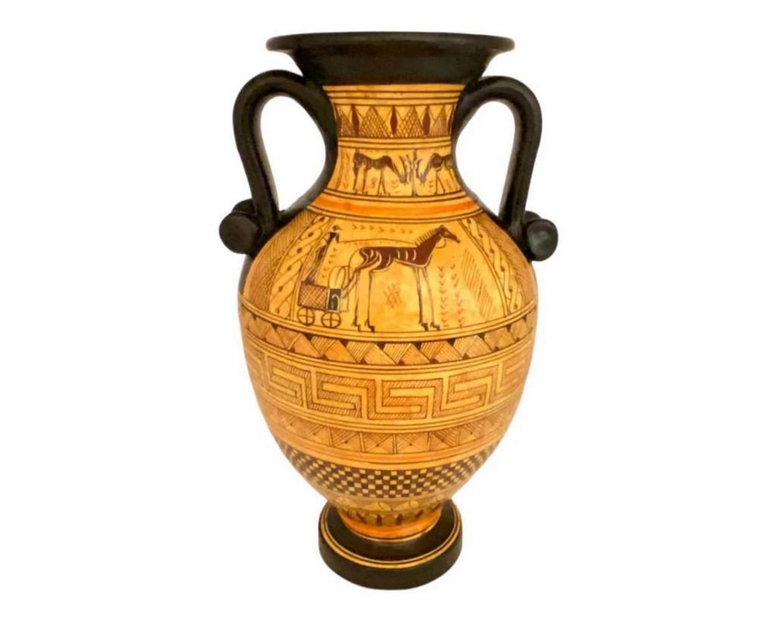 Geometric Amphora - Ancient Greek Pottery Vase Replica (1 of 4)