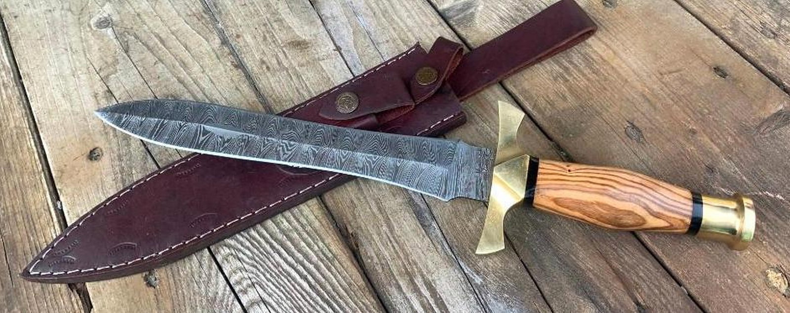 The Spartans Damascus Dagger - 4