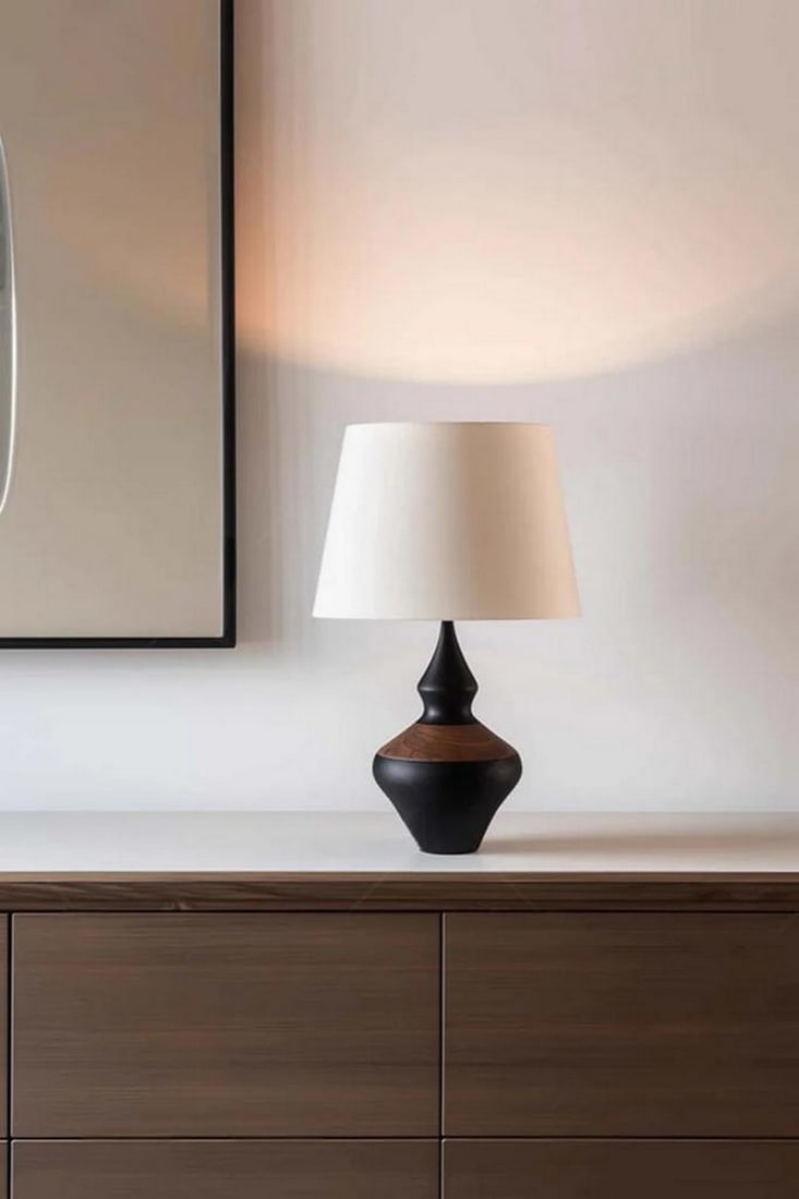 Sculpted Modern Table Lamp - 2