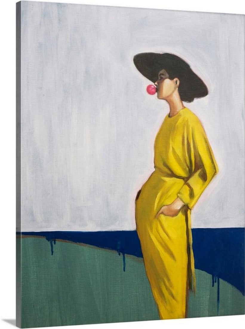 1993 Portrait' Canvas Print Wall Art: '1993 Portrait' Canvas Print Wall Art This 1993 Portrait canvas print by Alexander Grahovsky features a figurative composition rendered in a contemporary style. The artwork emphasizes bold color, styl
