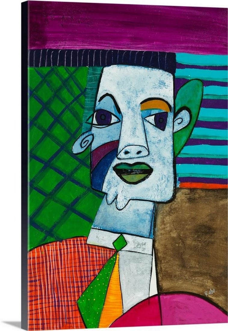Rare Stare' Canvas Print Wall Art: 'Rare Stare' Canvas Print Wall Art This Rare Stare canvas print by Clayton Rabo captures a striking portrait with intense gaze and expressive detail. The composition blends figurative elements with a 