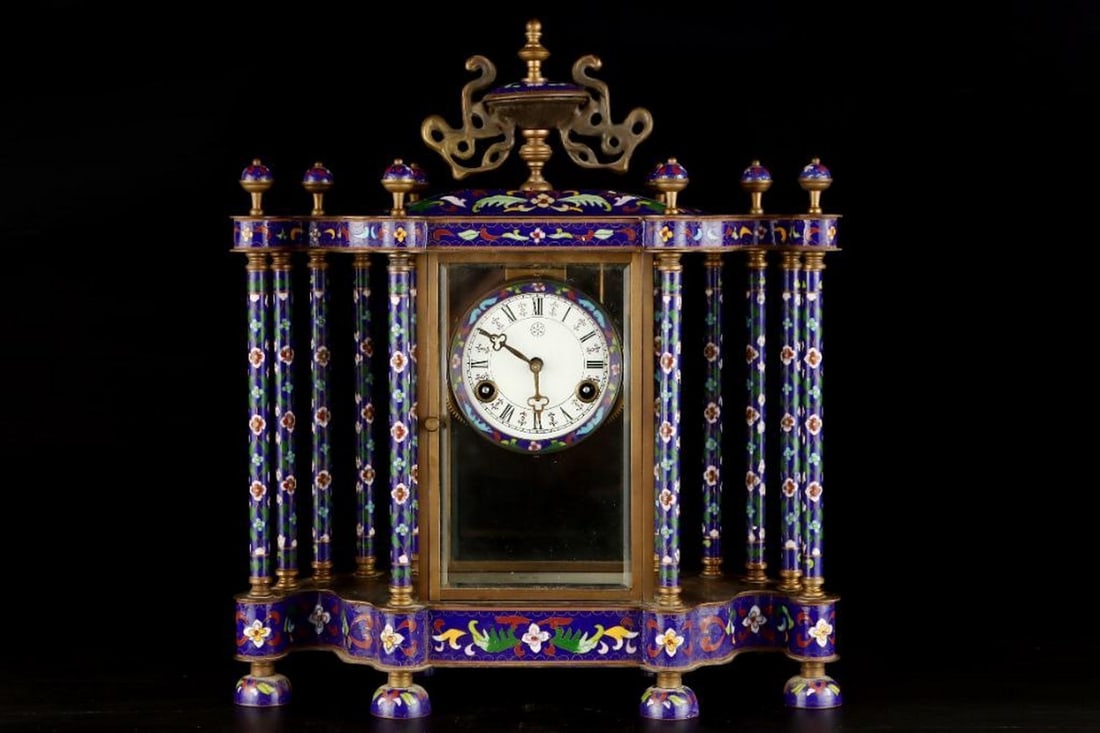 Qing Dynasty Cloisonne Clock (1 of 6)