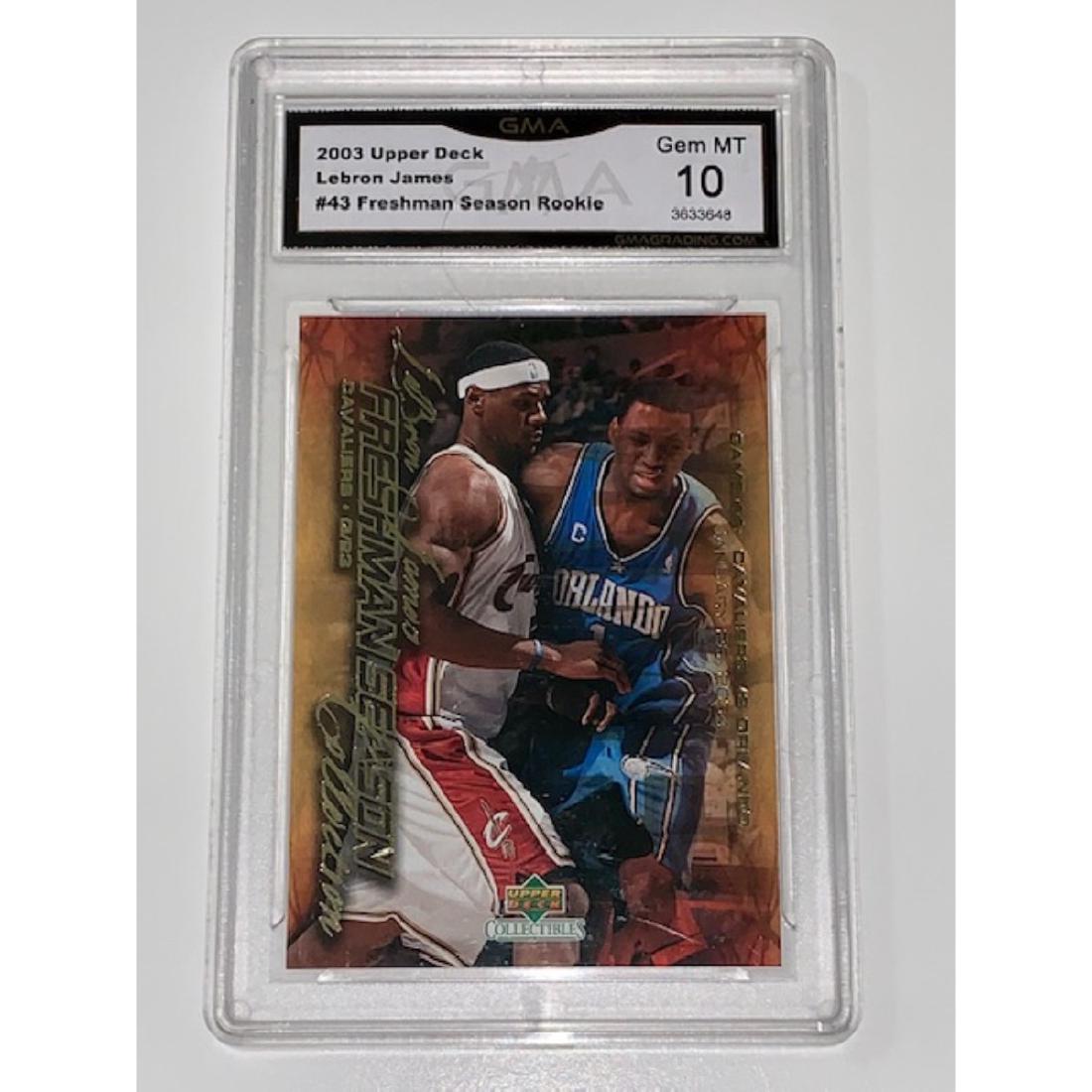 Gem Mint 10 LEBRON JAMES Freshman Season Rookie (1 of 1)