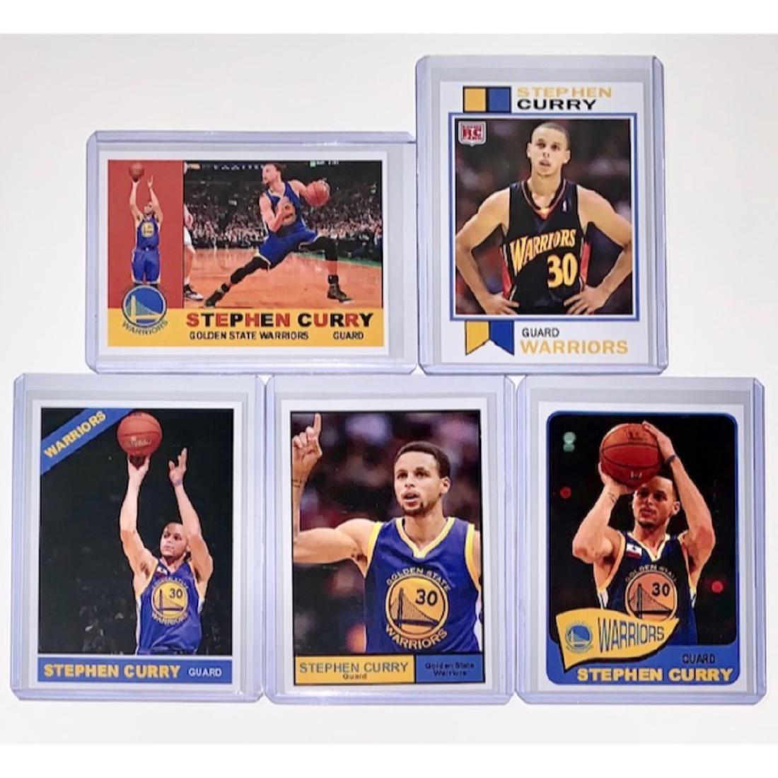 Rare Lot of 5 Limited Production STEPHEN CURRY (1 of 1)