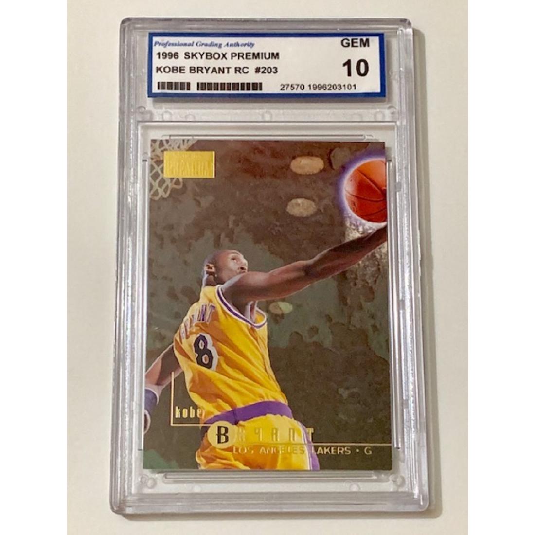 1996 Skybox Premium Gem 10 KOBE BRYANT Rookie (1 of 1)