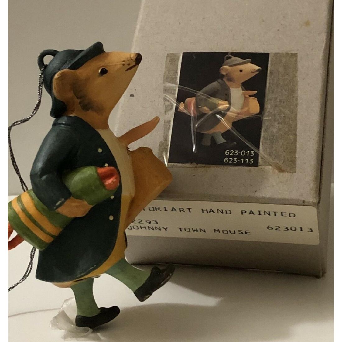 Vintage ANRI of ITALY Beatrix Potter JOHNNY TOWN MOUSE: Vintage ANRI of ITALY Beatrix Potter JOHNNY TOWN MOUSE Ornament Figurine Comes with Original Box – Multiple Photos Posted