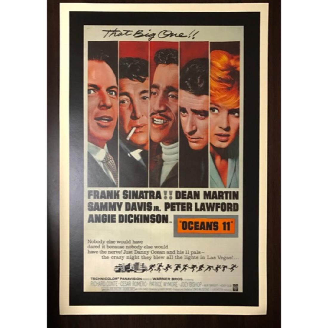 FRANK SINATRA The Rat Pack “Ocean’s 11” Movie Poster (1 of 1)