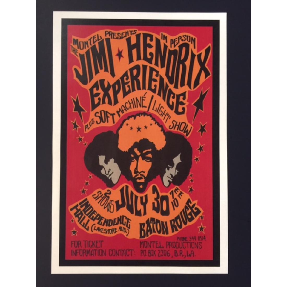 JIMI HENDRIX Experience Baton Rouge, LA Concert Poster (1 of 1)
