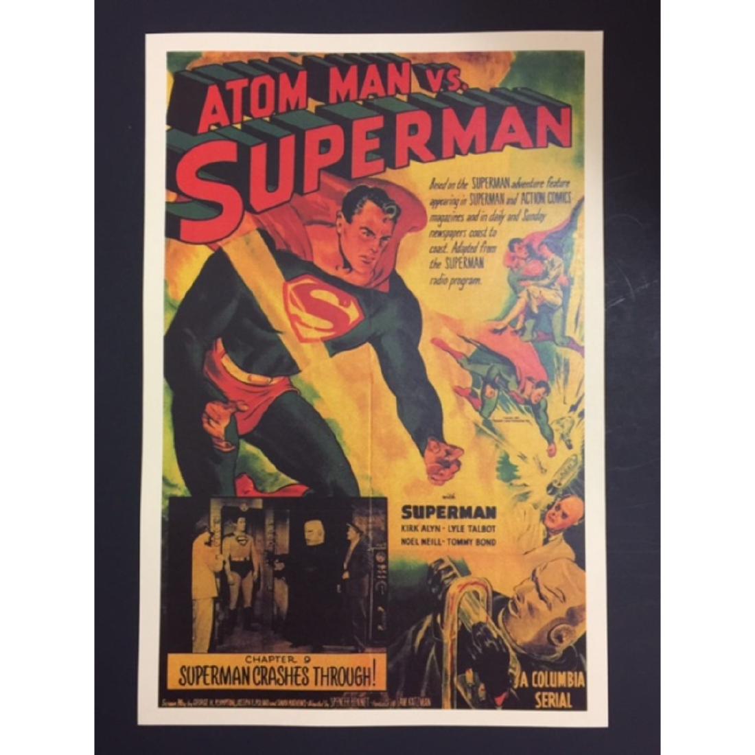 SUPERMAN vs. ATOM MAN “Superman Crashes Through” Movie (1 of 1)