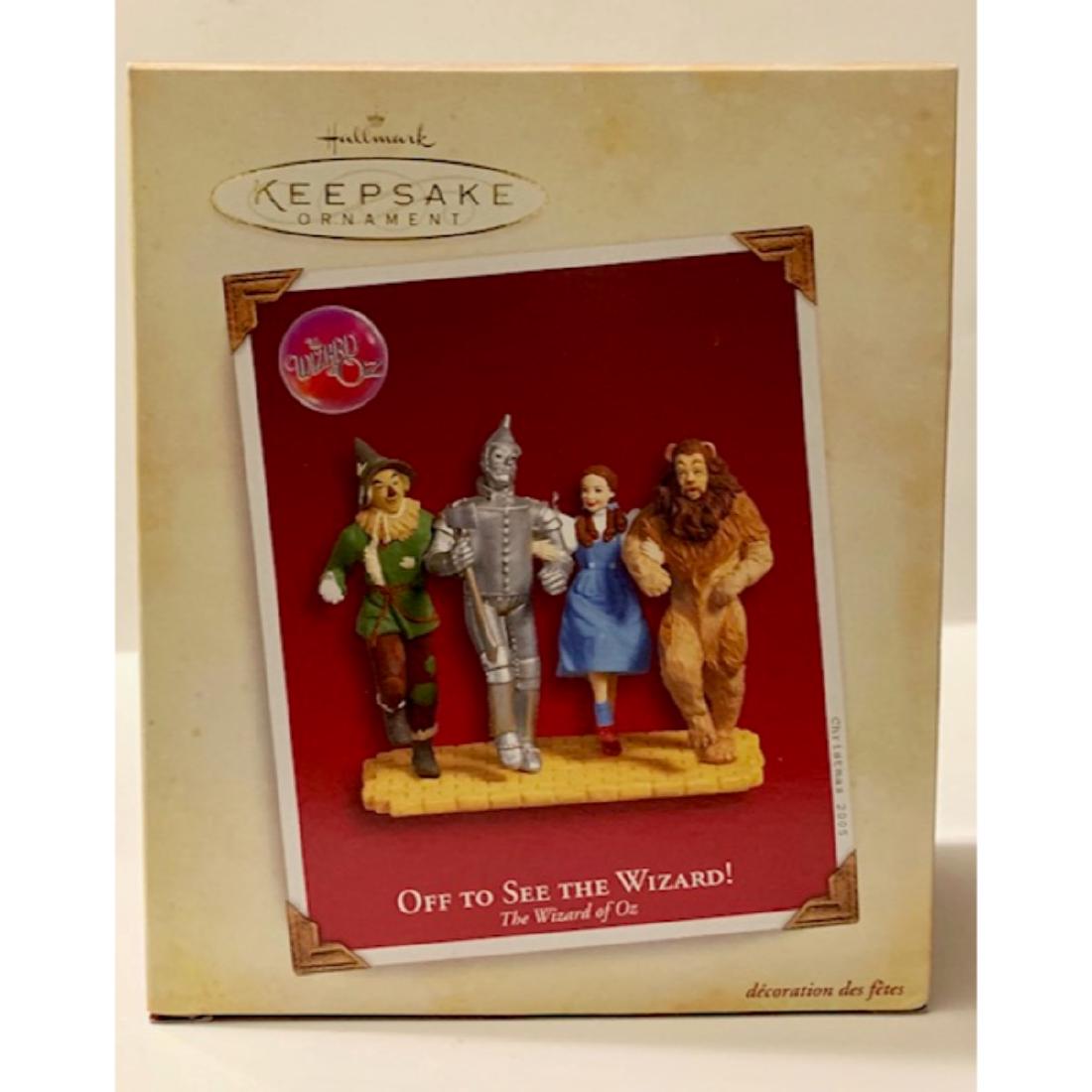 The WIZARD of OZ “Off to See the Wizard” Keepsake: The WIZARD of OZ “Off to See the Wizard” Keepsake Ornament Figurine Comes in Original Mint Sealed Box – See all Photos