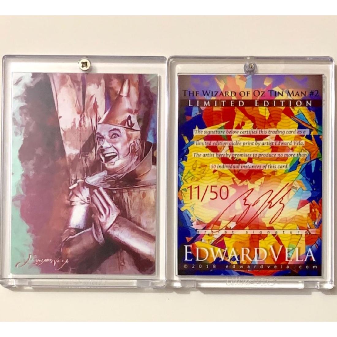 Rare The Wizard of Oz TIN MAN Giclee Art Card Hand (1 of 1)