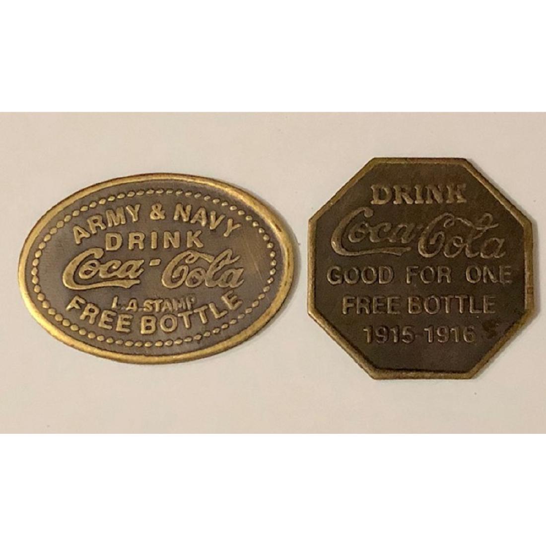 Dated 1915-1916 Army Navy War Time COCA-COLA Redemption (1 of 3)