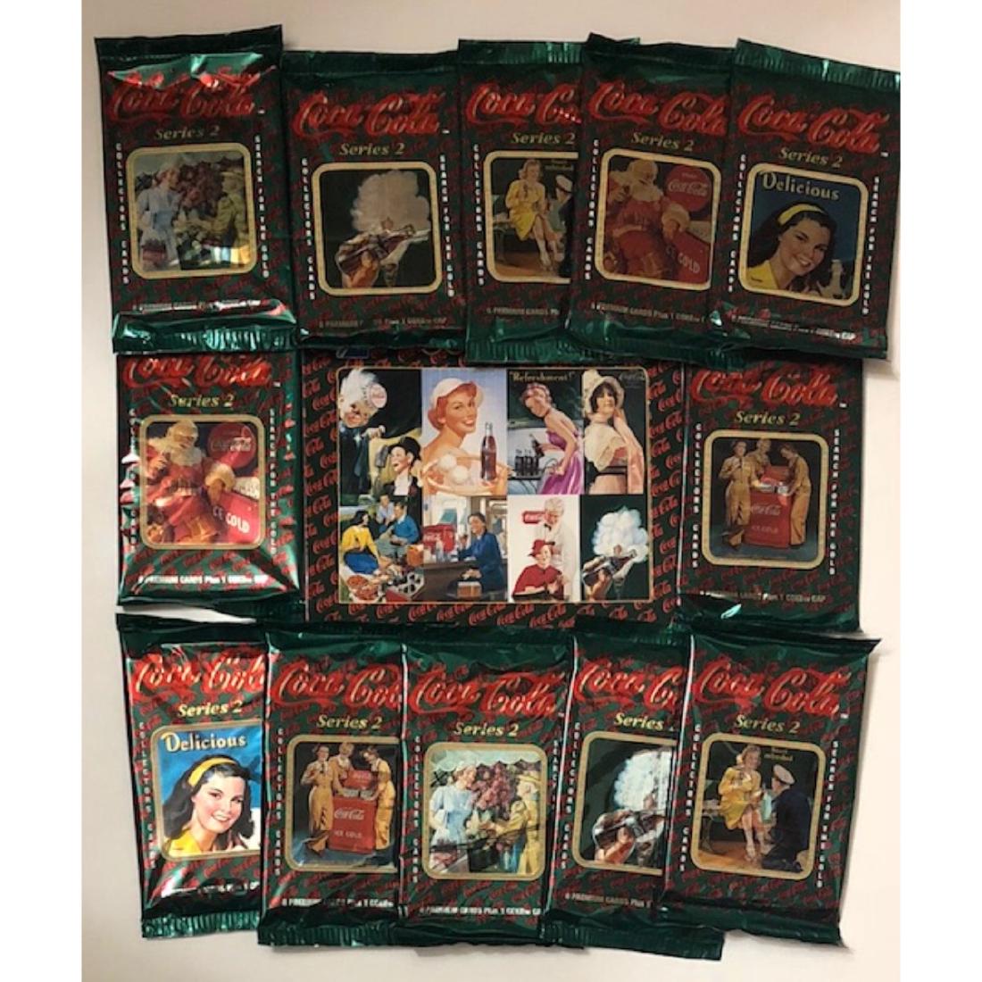 Lot of 12 Sealed COCA-COLA Vintage Promo Ad Trading (1 of 1)