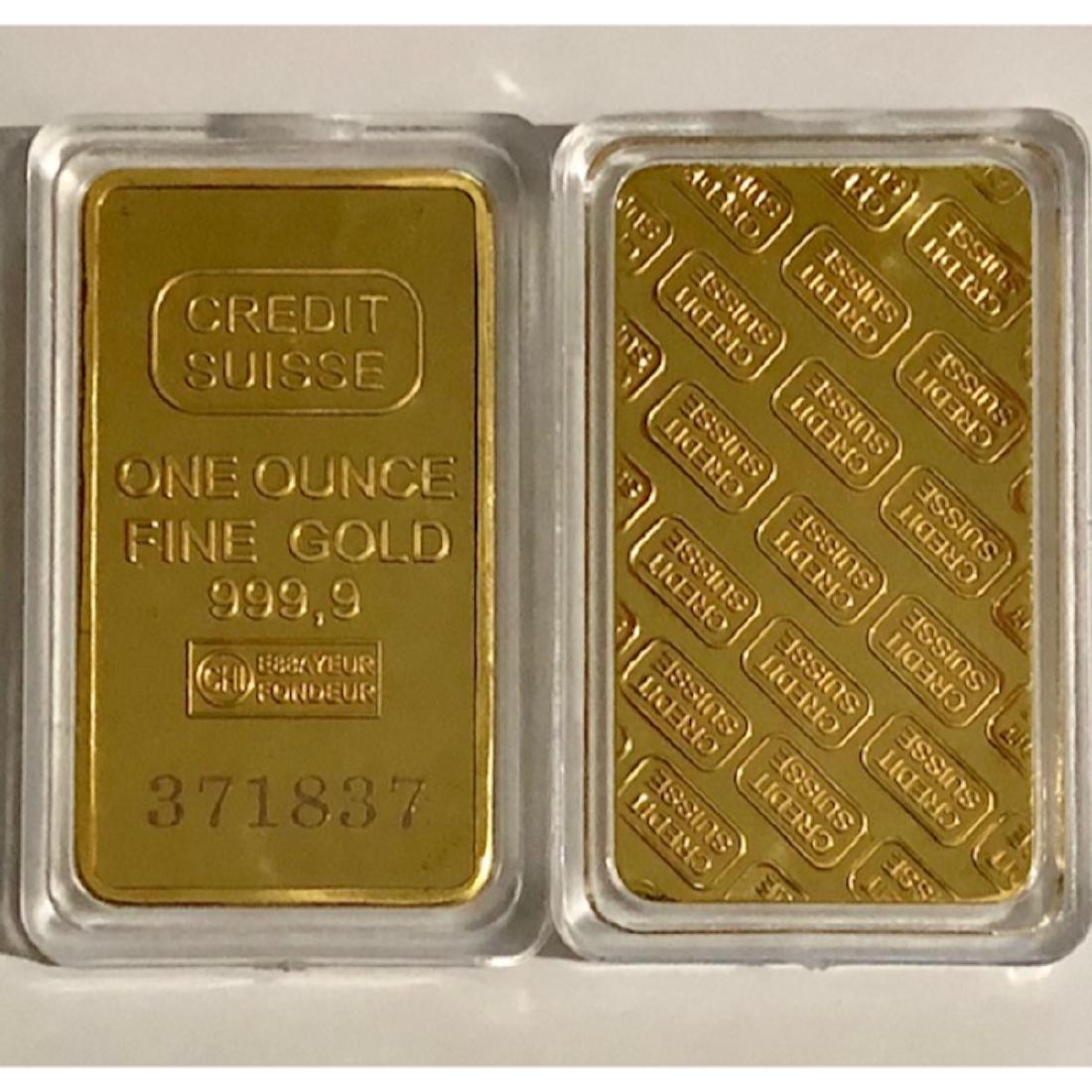 credit suisse gold bar 1 ounce credit suisse gold bar 1 ounce