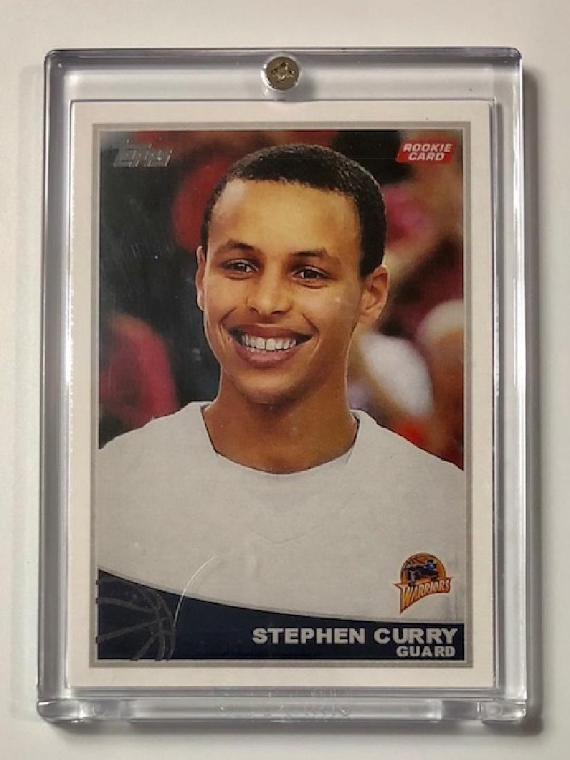 1 st Topps STEPHEN CURRY Rookie RP Basketball Card: 1 st Ever - Mint Condition - This Card has Not been Authenticated therefore is being Sold as a Re-Prints - AS-IS