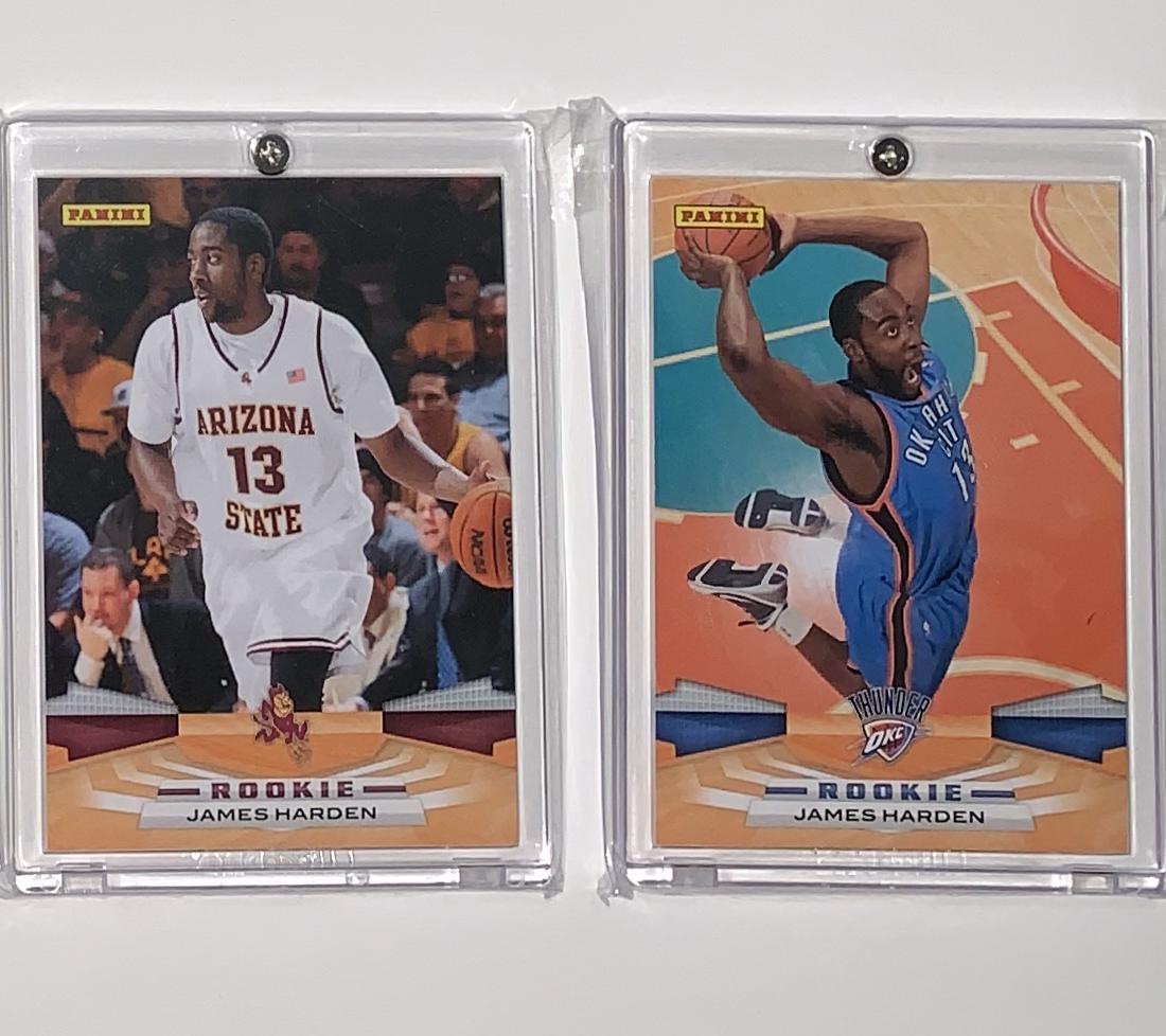 (MVP 2019) Mint JAMES HARDEN Rookie Basketball Cards: 2019 Front Runner MVP â€“ Historic Season â€“ Houston Rockets - Lot of 2
