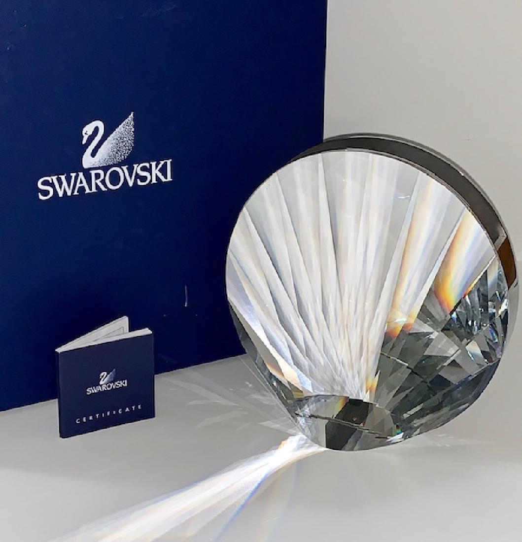 Rare SWAROVSKI Crystal Clam SHELL Vase #719220 (1 of 5)