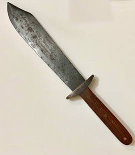 1923 KKK Knights of the Ku Klux Klan Knife Dagger: Inscription on Knife â€œA Good Place to Beâ€ - 14â€ Long - Multiple Photos Posted