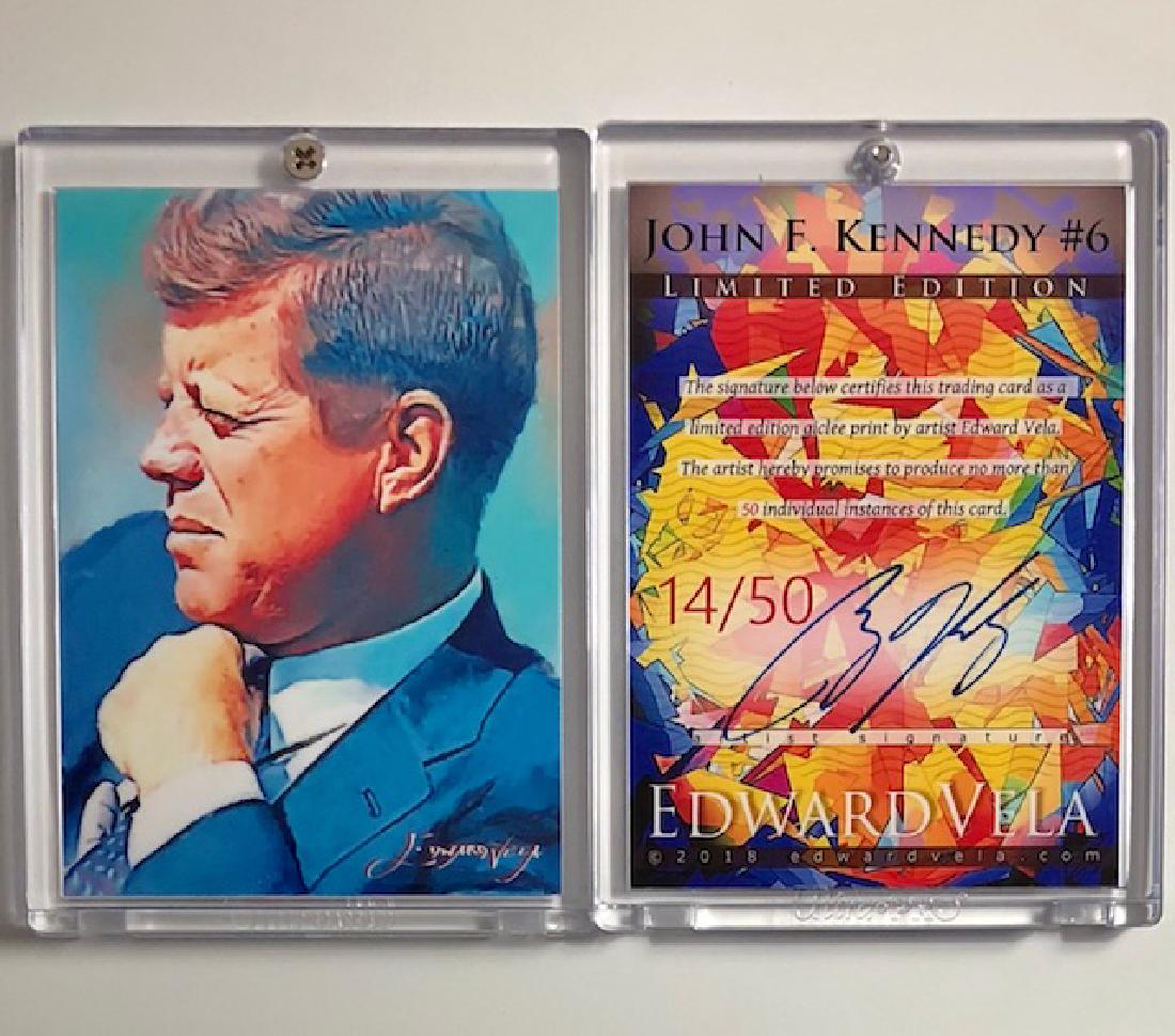 JOHN F. KENNEDY Artist Signed Giclee Print Art Card (1 of 1)