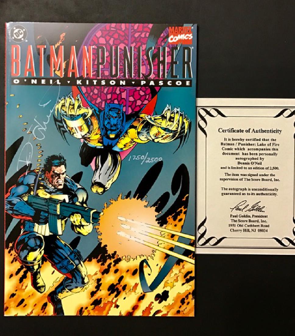 Authentic Artist Signed BATMAN/PUNISHER Comic Book (1 of 2)
