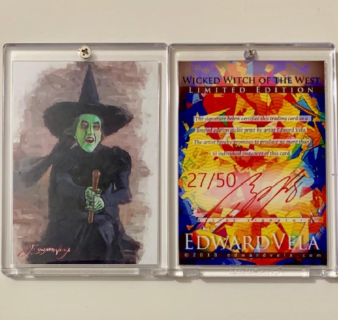 Rare WIZARD of OZ Artist Signed Giclee Art Card: Wicked Witch of the West - #27 of Only 50 Produced