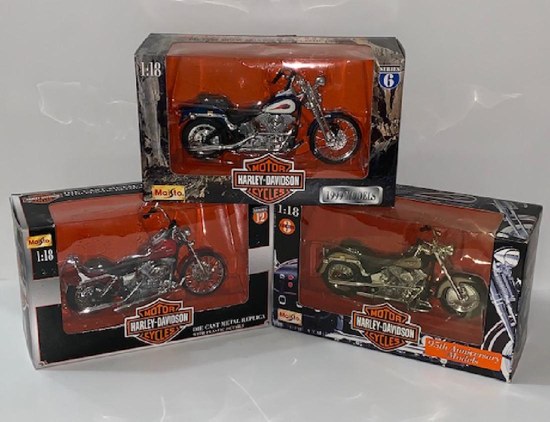 Sealed HARLEY-DAVIDSON Die-Cast Motorcycles 4 (1 of 1)